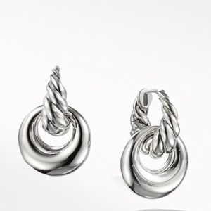 David Yurman Pure Form Drop Earrings, 24mm